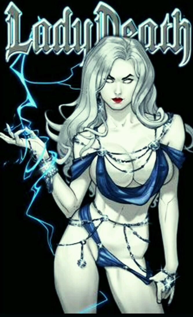 '' What's wrong,don't you /trust/ me?'' Lady Death,Goddess of Death. My goal? To keep the balance of life and death.