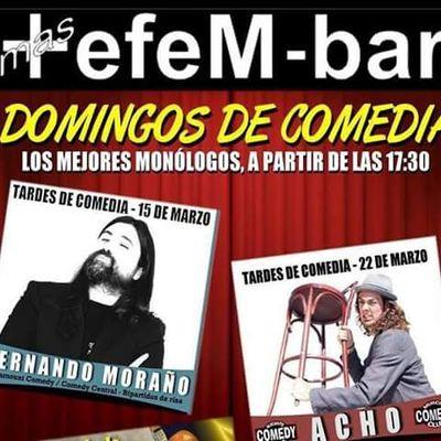 los domingos a partir de las 17.30 monologos del Club de la comedia