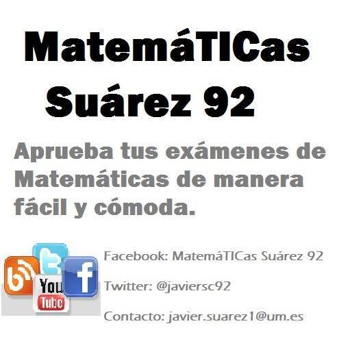 Proyecto para el desarrollo de un Trabajo Fin de Máster en Tecnología Educativa. #Matemáticas ¡Sígueme! Follow me! Estamos en YouTube, Facebook y Twitter.
