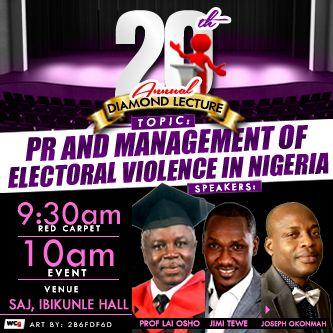 We run an annual Public Relations programme that proffers solution to issues of human interest for nation-building!
