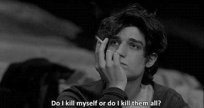 *Trigger warning* // Logan // Sixteen // Self-hatred // Alcohol // Pain killers // Keta // H // Bipolar // Depressed // Suicidal // Days clean:0 // Attempts:7