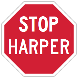 The website dedicated to stopping Stephen Harper in the 2015 federal election. You can do your part by re-tweeting, following and sharing.