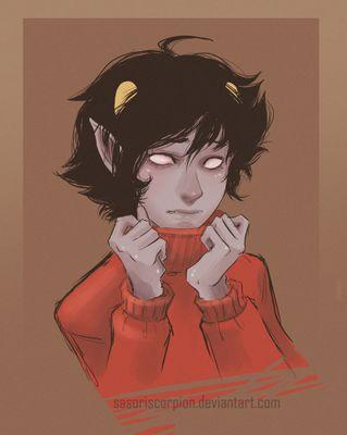 You are KANKRI VANTAS and you may have snapped. Yandere!Insane!Kankri -Violence, Gore, Triggers