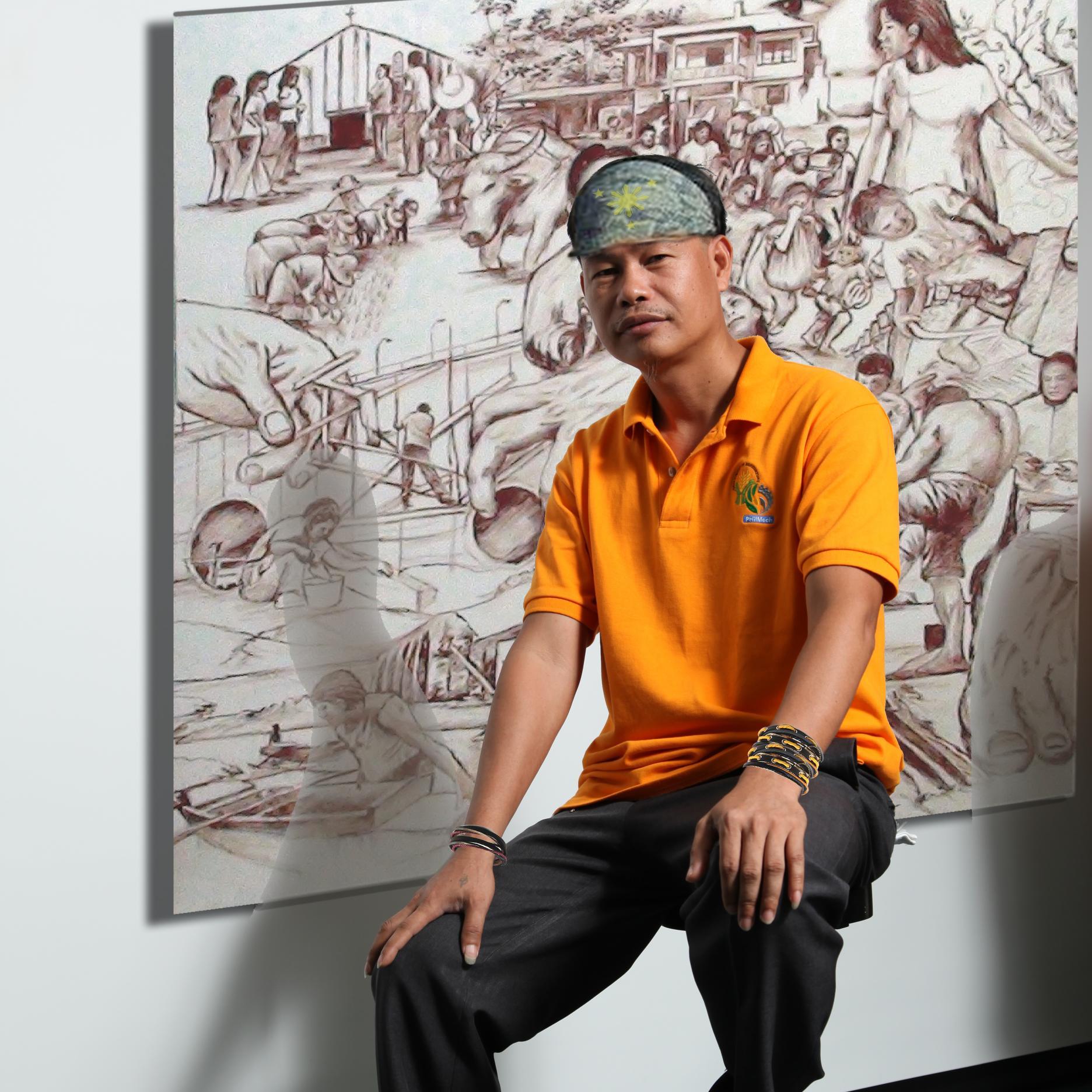 Blood Instead Of Paint - Pinoy Artist Shares His Unique Works
