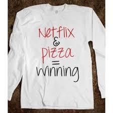 Somewhere eating pizza & watching netflix