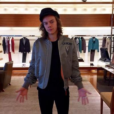 harry styles won't follow me because my jokes are better than his