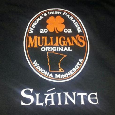 Mulligan's is an Irish Pub with a fun atmosphere and friendly staff.  Stop in for a drink weekdays 2pm to 1am or weekends 11:30am to 1am.  Cheers!!!