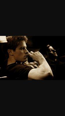 -The waves hitting the rocks, @BurningEmber_ Screaming, a seafoam the color of my eyes, and @TheCapitolAngel smiling at me..-