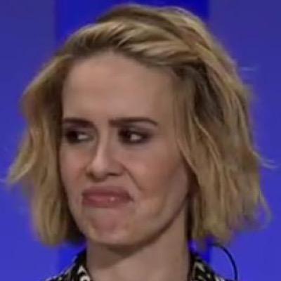 Sarah Paulson in the body of a teenage male