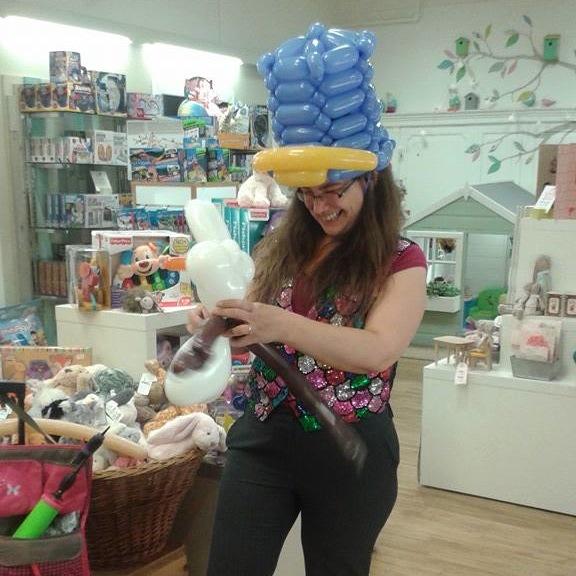 Balloon modelling, balloon deliveries, stuffed balloons and balloon decorations.