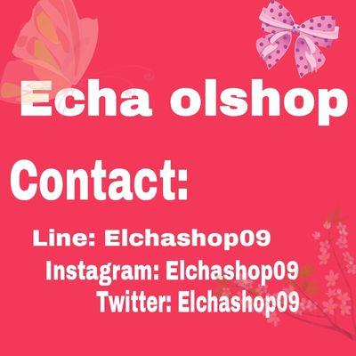 elchashop09's profile picture. Trusted Olshop. I'm Elcha olshop (Galery apapun). Contact: Instagram& Line: Elchashop09. Happy shopping. Mwahs