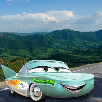 La team #GrDFAuvergne roulant au #GNV, rallye de Monte-Carlo des Energies Nouvelles #GNVandFurious
