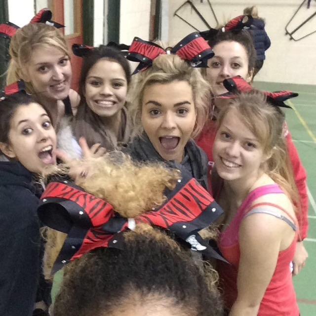 UWE Hartpury cheerleaders. We are the Hartpury Hornets. Follow us for updates and cheer pictures. Like our Facebook page.