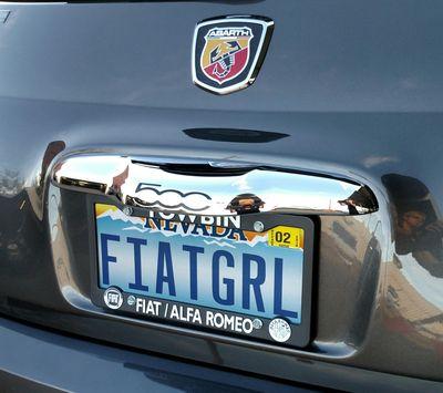Vanessa Rau, Vegas FIAT Girl at the Towbin FIAT ALFA ROMEO, 2550 S. Jones & Sahara. Who wants one?