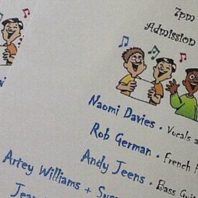 Crosby URC Merseyside, promoting charity fund raising concert evenings of live music & song.