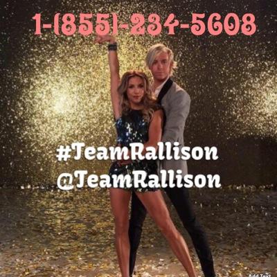 Here to support Allison & Riker on DWTS Season 20. #TeamRallison Make sure to vote for them by calling this number: 1-855-234-5608 -2nd place!