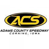 The official Twitter page of Adams County Speedway. Located in Corning, Iowa. You can the exciting door to door action at this 1/2 mile every Saturday night.