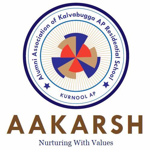 We are Alumni Association of Kalvabugga AP Residential School (AAKARSH) To build a thriving community by connecting students and all the alumni of school