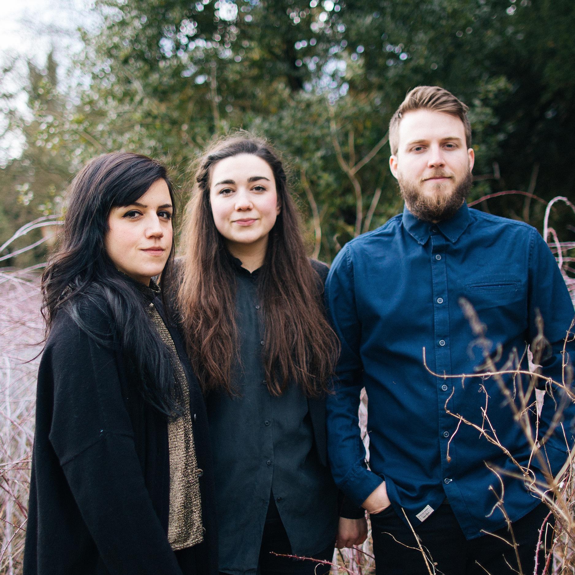 L O M are a Brighton three-piece that combine folk and soul, layering the vocal harmonies of two sisters over instrumentation