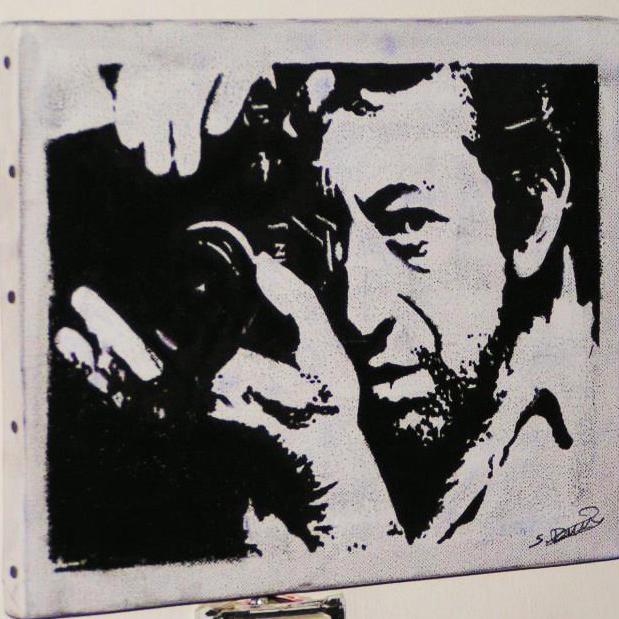 Peintre autodidacte, mon domaine de prédilection est le portrait, à la fois réaliste et de style Pop'Art.