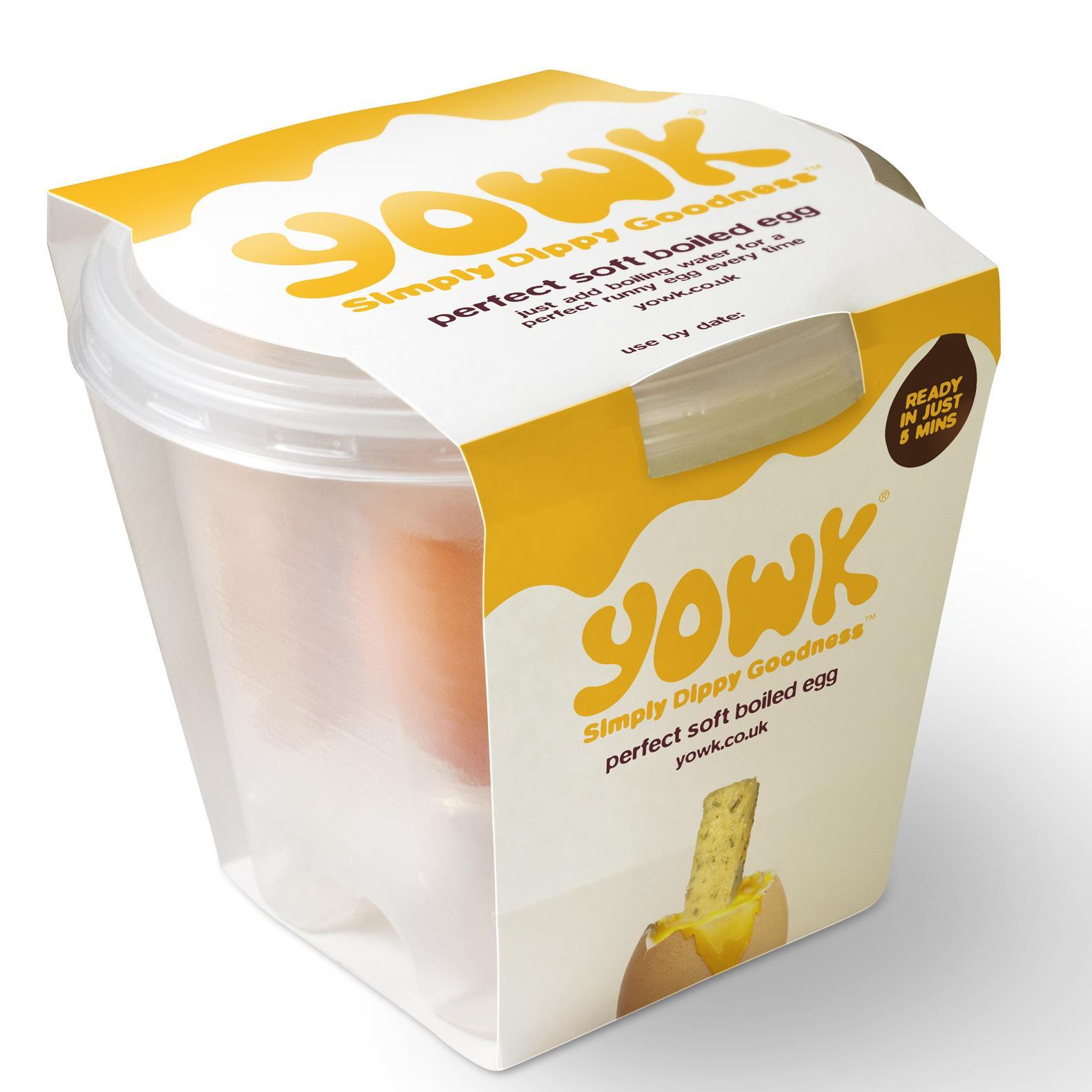 A food innovation world first; Yowk®,the perfectly soft boiled egg each & every time,can now be enjoyed in the home or on the go.