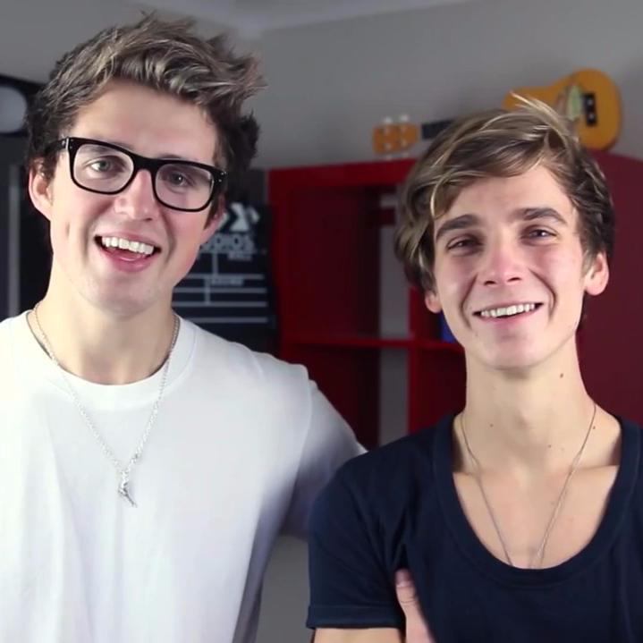 @Joe_Sugg, @TheMarcusButler and @domsmales follow! If you are feeling down and want to smile just click the link.  Met Jack and Finn 17/10/2014.