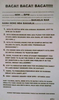 Kita Mahasiswa Biasa dan Sangat mengkritisi Kampus saya yang sangat tercinta!!!