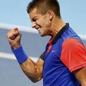 Fan of Coric and Djokovic