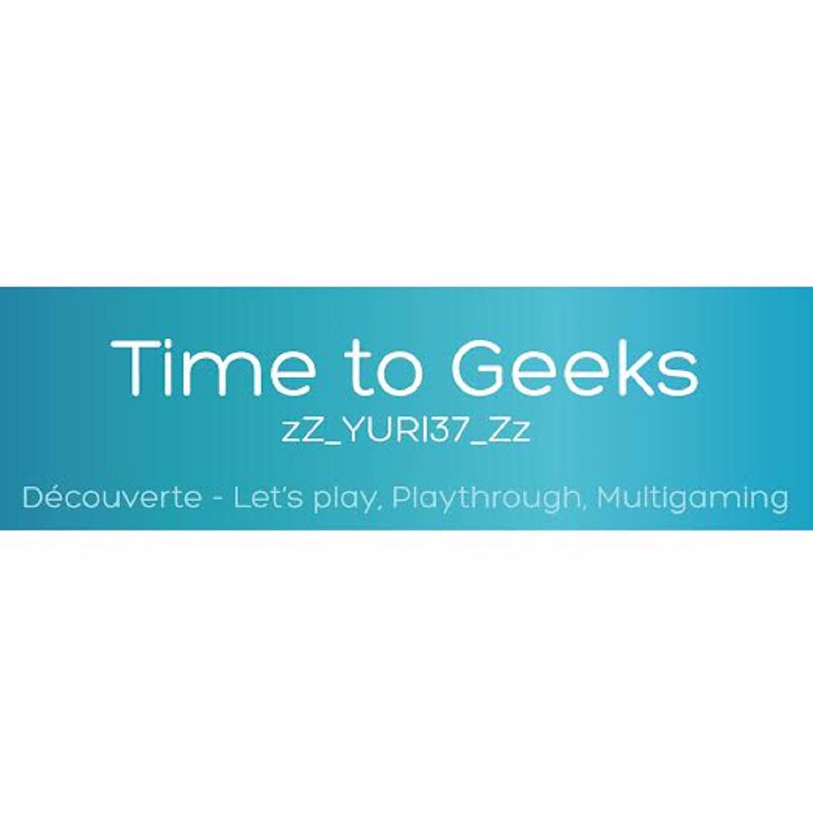 Salut tout le monde, voici la page officielle de la chaine YouTube Time to Geeks : dédiée aux jeux de simulations, FPS, multi-gaming...