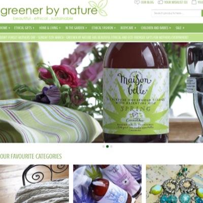 Greener by Nature, the online store for an ethical and eco-friendly lifestyle for the whole family.