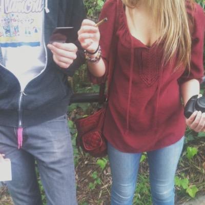 living together, smoking together, loving our pup together