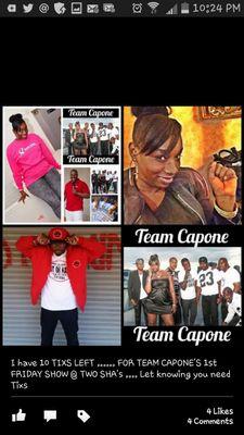 WeAreTeamCapone's profile picture. TEAM CAPONE ★ The New Faces of Entertainment ★ Comedians, Actors, Directors, Film Crew & Screenwritters ★ We're More Than A Company, We're A Family ★