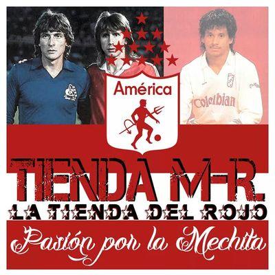 La Tienda MR, Pasión Por La Mechita. Las mejores réplicas de las camisetas históricas de América de Cali, petos, camisetas, gorras y mucho más. Info: 3166282171