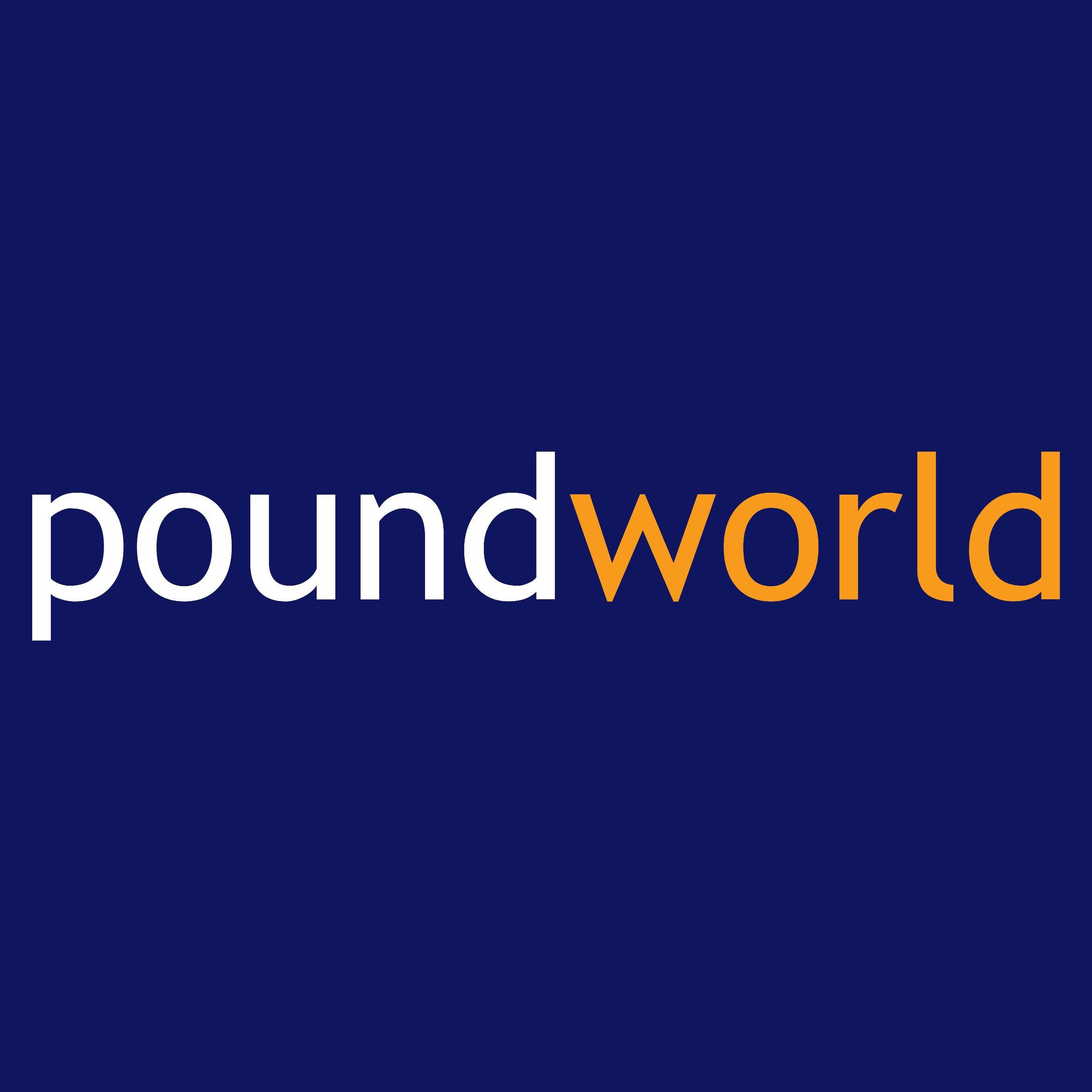 Official account for Poundworld. One of the leading value variety retailers, with over 350 stores nationwide. Join us on Facebook & Instagram too.