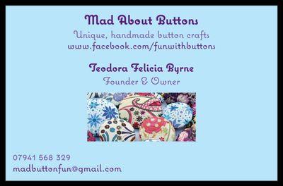 Handmade button crafts. Please visit http://t.co/cYkb4fhy3V or email me on madbuttonfun@gmail.com.