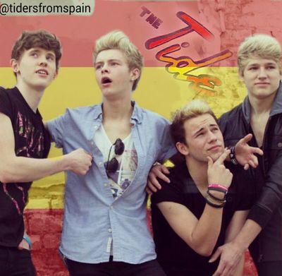 We are 4 girls from Madrid, Spain that love @thetide❤  WE MET THEM    instagram- @tidersfromspain      Only 4 days!