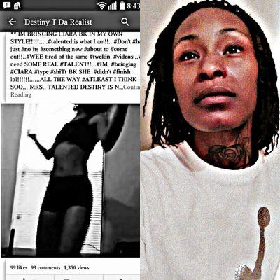 im a singer song writter, dancer READ THIS CARFULY! I AM BRINGING CIARA THE CALEBERTY BK!!.IN MY OWN HOOD dope TYPE STyle! GO CHECK ME OUT ON FB!