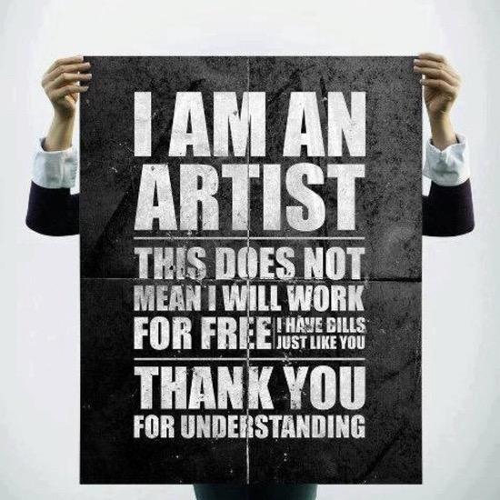 Follows you - If you are an artist, a musician, a creator of something great. You have value.