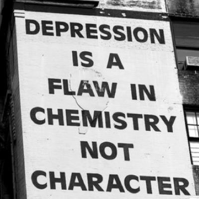 depression.. is nothing but a thought, a chemical not a trait. #depressionfalls, you stay tall.