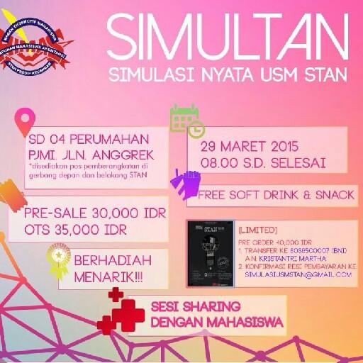 Contact us! Text/call : 085799111257 (Kak Nisa) BBM : 2822632C (Kak Nisa) Line : FADELNAUFAL (Kak Fadel) Whatsapp : 085718581522 (Kak Fadel)
