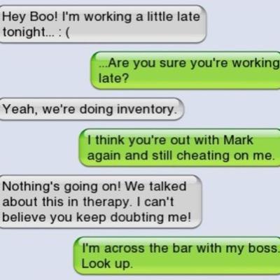 Once a cheater, always a cheater.