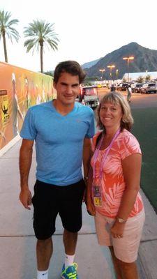 I love tennis, especially Roger Federer!   Also a huge Seahawks fan