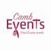 Camb Events (@cambevents) Twitter profile photo