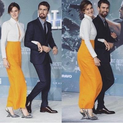 I know I often get a job because of the way I look. I hope I get the job because of how I act. -Theo James || divergent liked x1