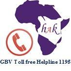 HAK GBV Hotline 1195