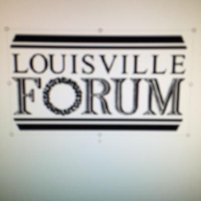 The Louisville Forum is a nonpartisan, public issues group founded in 1984. All are welcome. We encourage you to join. Membership includes monthly luncheons.