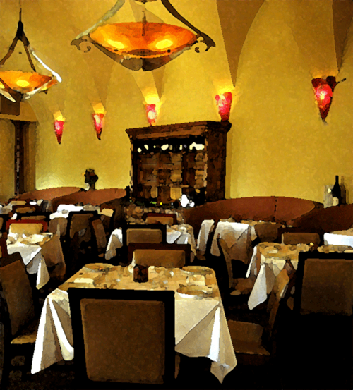 Authentic Roman-inspired seasonal cuisine, extensive all-italian wine list, European service and ambience.