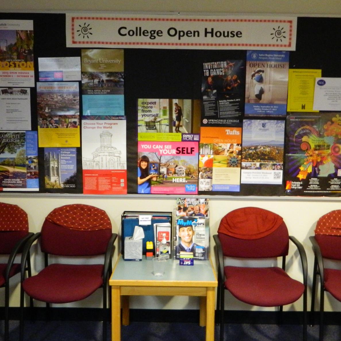 A public high school counseling office