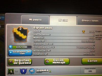 Twitter oficial de el clan Espartanos