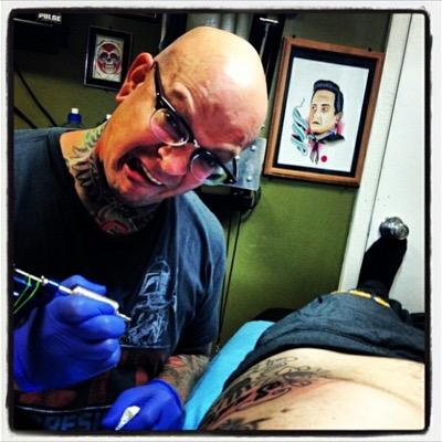 owner/artist at Noble Sparrow Tattoo---father and husband